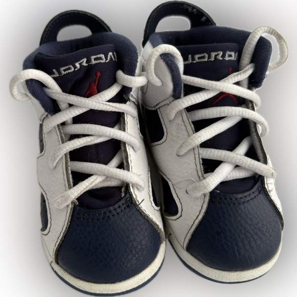 Jordan Other - Jordan 6 retro flex olympic baby/ toddler Sneakers in Navy and White 6c